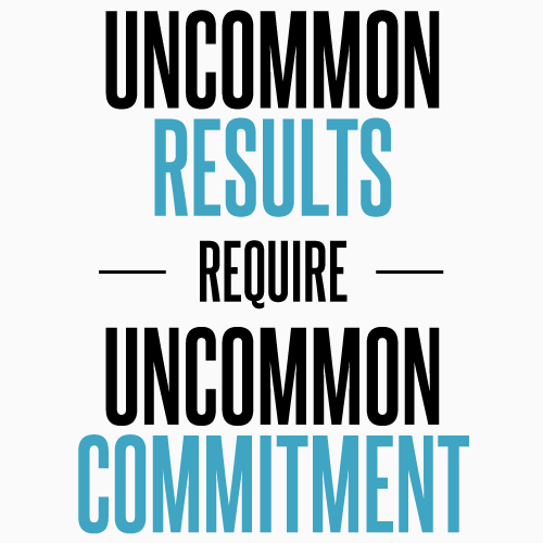Uncommon Results Require Uncommon Commitment | YouAnew Lifestyle Nutrition