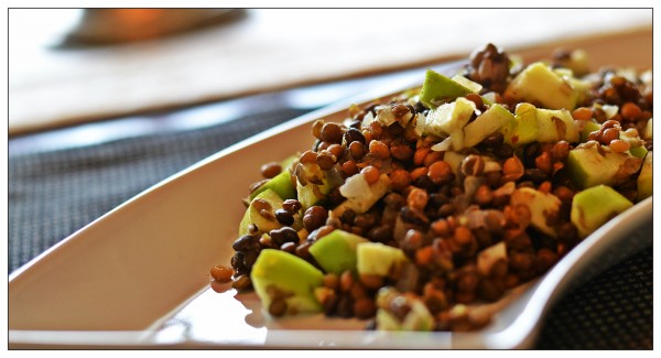 Steamed Lentils with Apple and Shallots | YouAnew Lifestyle Nutrition