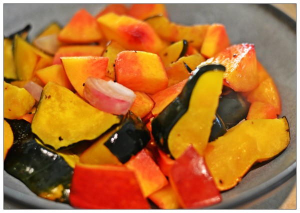 Roasted Acorn and Butternut Squash with Peaches and Shallots | YouAnew Lifestyle Nutrition 