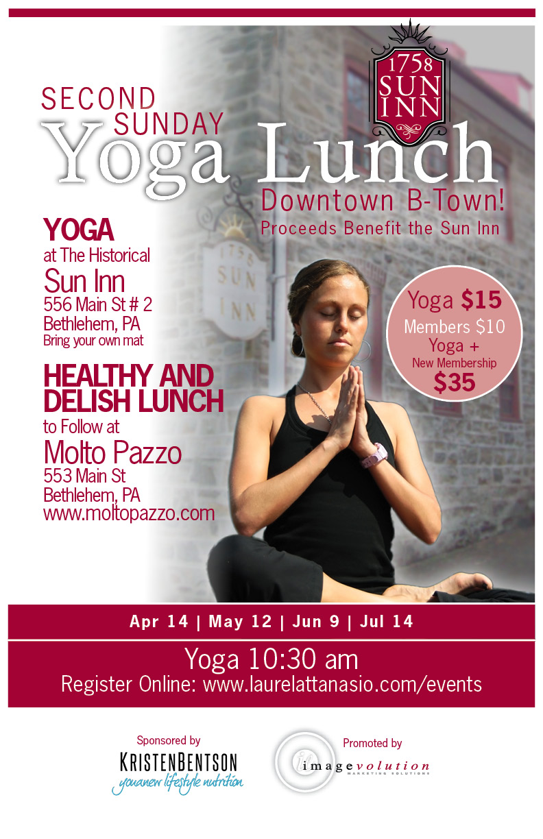 Downtown Bethlehem's Second Sunday Yoga Lunch