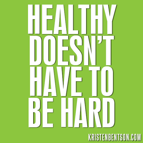 Mindset Matters!! Healthy is as hard as you think it is... 