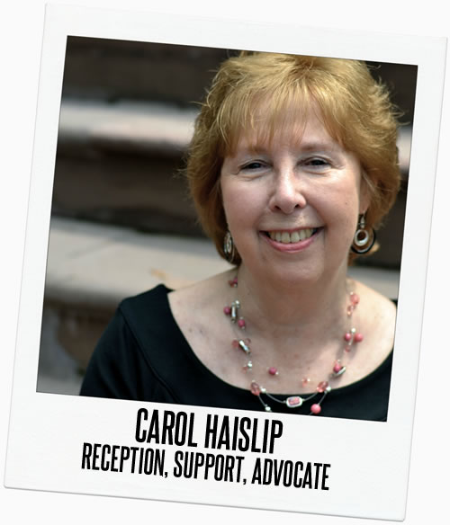 Carol Haislip - about us